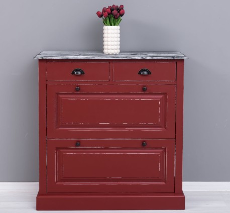 Pantofar cu 2 usi si 2 sertare - Culoare Top_P072 - Culoare Corp_P004++P029A - DUBLU COLOR de la Rustic Butique - OUTPS358 - Culoare Top_P072 - Culoare Corp_P004++P029A - DUBLU COLOR