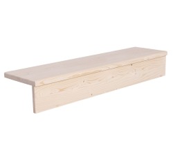 Contratreapta din brad din lamele continue de la Rustic Butique TP101 - Culoare_P0 - NEFINISAT