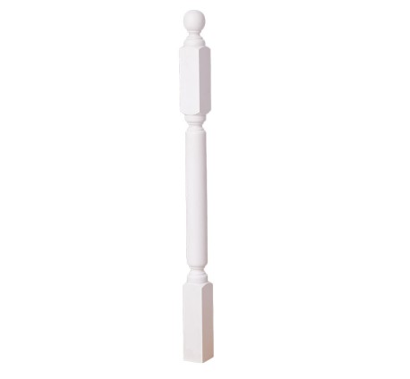 Stalp scara din brad de la Rustic Butique TP400 - Culoare_P004 - VOPSIT