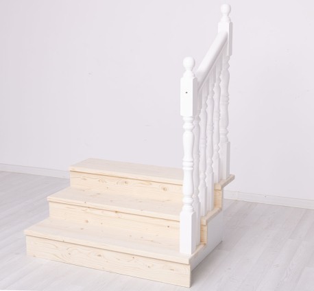 Balustru scara din brad de la Rustic Butique TP502 - Culoare_P004 - VOPSIT