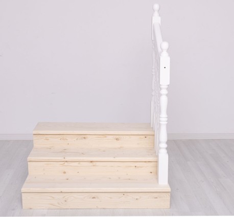 Balustru scara din brad de la Rustic Butique TP602 - Culoare_P004 - VOPSIT
