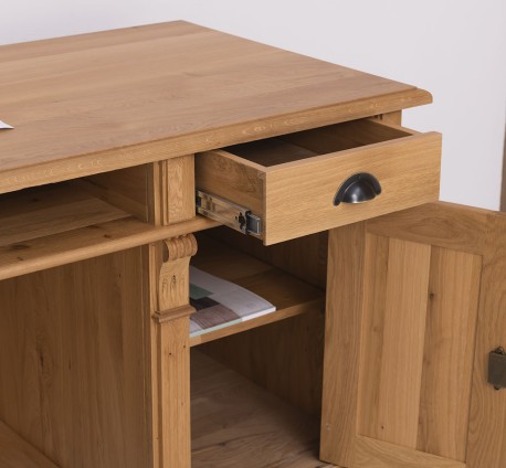 Birou cu spate inchis, colectia directoire, din stejar de la Rustic Butique OPS605 - Culoare_P061 - LACUIT
