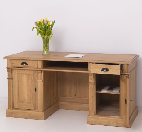 Birou cu spate inchis, colectia directoire, din stejar de la Rustic Butique OPS605 - Culoare_P061 - LACUIT