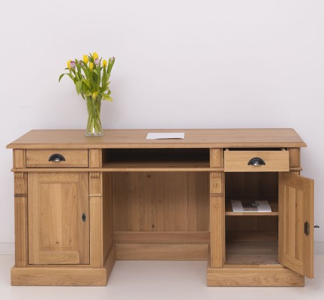 Birou cu spate inchis, colectia directoire, din stejar de la Rustic Butique OPS605 - Culoare_P061 - LACUIT