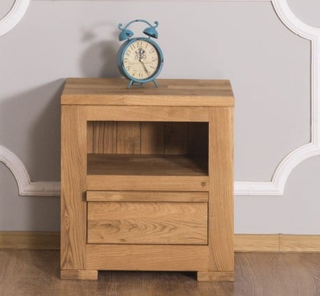 Noptiera cu 1 sertare Wild Oak, sertar pe sina metalica de la Studio Szel OPS635 - Culoare_P089