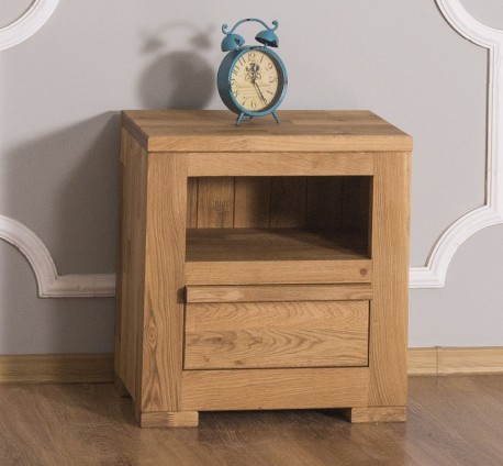 Noptiera cu 1 sertare Wild Oak, sertar pe sina metalica de la Studio Szel OPS635 - Culoare_P089