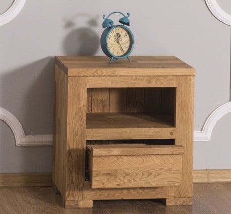 Noptiera cu 1 sertare Wild Oak, sertar pe sina metalica de la Studio Szel OPS635 - Culoare_P089