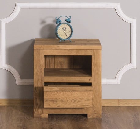 Noptiera cu 1 sertare Wild Oak, sertar pe sina metalica de la Studio Szel OPS635 - Culoare_P089