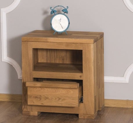 Noptiera cu 1 sertare Wild Oak, sertar pe sina metalica de la Studio Szel OPS635 - Culoare_P089