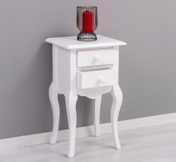 Consola Mica, Picioare Curbate, 2 Sertare - Culoare_P004 - VOPSIT de la Rustic Butique OUTPS189 - Culoare_P004 - VOPSIT