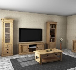 Set mobilier living Directoir 103 de la Rustic Butique SET103 - Culoare_P093 - CERUIT