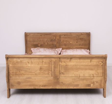 Pat tip printesa 180x200 de la Rustic Butique PS61-180x200 - Culoare_P001 - CERUIT