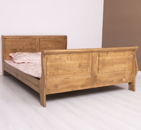 Pat tip printesa 180x200 de la Rustic Butique PS61-180x200 - Culoare_P001 - CERUIT