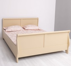 Pat cu 2 sertare, tip printesa 140x200cm de la Rustic Butique PS61 - Culoare_P032 - VOPSIT