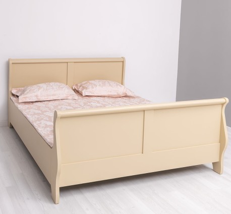 Pat cu 2 sertare, tip printesa 140x200cm de la Rustic Butique PS61 - Culoare_P032 - VOPSIT