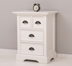 Noptiera cu 4 sertare, cu dim. 56x43x73, din MDF - Culoare_P039 - VOPSIT de la Rustic Butique OUTMPS036 - Culoare_P039 - VOPSIT