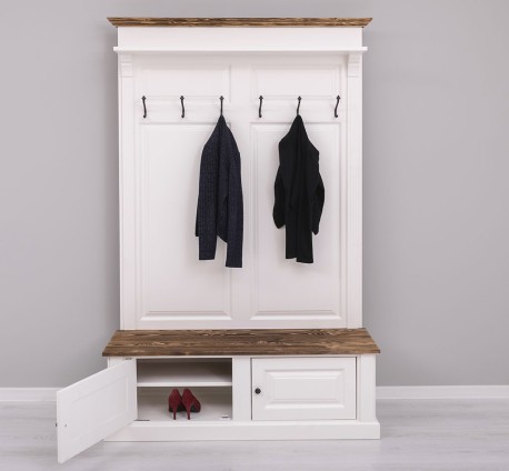 Cuier cu 2 usi - Culoare Top_P064 - Culoare Corp_P039 - Culoare Cornisa_P064 - DUBLU COLOR de la Rustic Butique OUTPS366 - Culoare Top_P064 - Culoare Corp_P039 - Culoare Cornisa_P064 - DUBLU COLOR