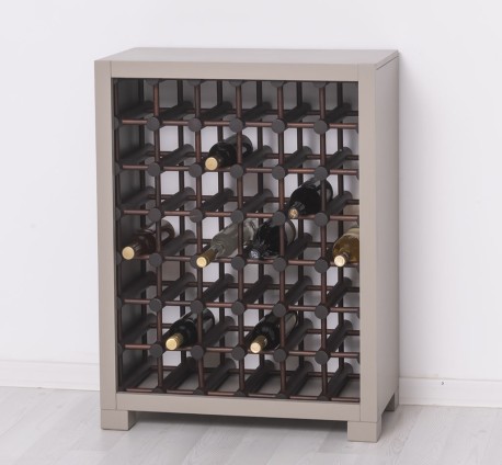 Suport pentru 42 sticle de vin - Culoare Ext._P030 / Culoare Int._P081 - DUBLU COLOR de la Rustic Butique OUTPS735 - Culoare Ext._P030 / Culoare Int._P081 - DUBLU COLOR