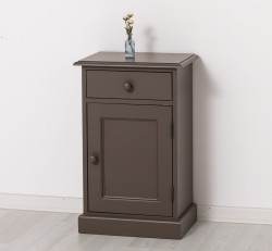 Noptiera cu 1 usa si 1 sertar de la Rustic Butique PS124 -Culoare_P028 - VOPSIT