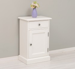 Noptiera cu 1 usa si 1 sertar de la Rustic Butique PS124 - Culoare_P039 - VOPSIT