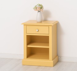 Noptiera cu 1 sertar cu sine cu rafturi deschise - Culoare_P050 - VOPSIT de la Rustic Butique OUTPS476 - Culoare_P050 - VOPSIT