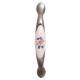 Porcelain handle blue flower ZM