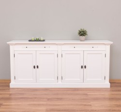 Biblioteca cu 4 usi, cu dim. 200x40x90 MDF de la Rustic Butique MPS004BAS - Culoare_P039A - VOPSIT ANTICHIZAT