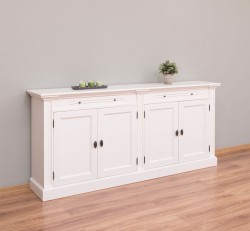 Biblioteca cu 4 usi, cu dim. 200x40x90 MDF de la Rustic Butique MPS004BAS - Culoare_P039A - VOPSIT ANTICHIZAT