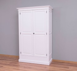 Buffet cu 2 usi, cu dim. 125x51x200, din MDF de la Rustic Butique MPS048 - Culoare_P039A - VOPSIT ANTICHIZAT