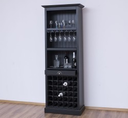 Mobila bar cu suport sticle de la Rustic Butique PS262 - Culoare_P003 - VOPSIT