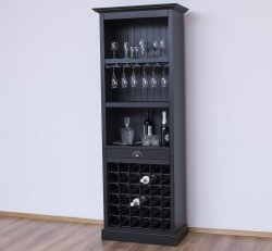 Mobila bar cu suport sticle de la Rustic Butique PS262 - Culoare_P003 - VOPSIT