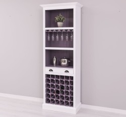 Mobila bar cu suport sticle de la Rustic Butique PS262 - Culoare Ext._P004 / Culoare Int._P041 - DUBLU COLOR