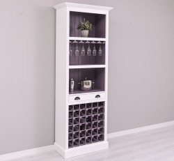 Mobila bar cu suport sticle de la Rustic Butique PS262 - Culoare Ext._P004 / Culoare Int._P041 - DUBLU COLOR