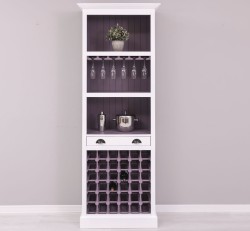 Mobila bar cu suport sticle de la Rustic Butique PS262 - Culoare Ext._P004 / Culoare Int._P041 - DUBLU COLOR
