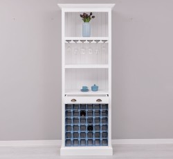 Mobila bar cu suport sticle de la Rustic Butique PS262 - Culoare_P030++P004A - 2 STRATURI DE CULORI ANTICHIZAT
