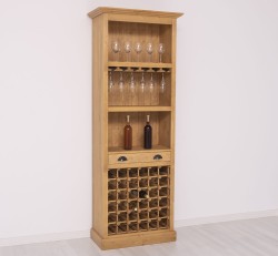 Mobila bar cu suport sticle de la Rustic Butique PS262 - Culoare_P002 - CERUIT