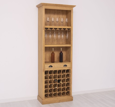 Mobila bar cu suport sticle de la Rustic Butique PS262 - Culoare_P002 - CERUIT