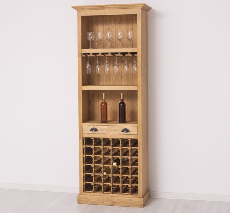 Mobila bar cu suport sticle de la Rustic Butique PS262 - Culoare_P002 - CERUIT