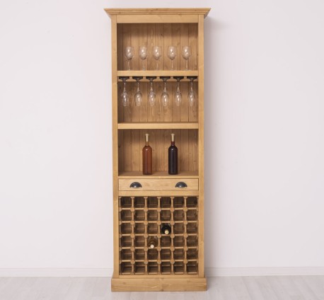 Mobila bar cu suport sticle de la Rustic Butique PS262 - Culoare_P002 - CERUIT