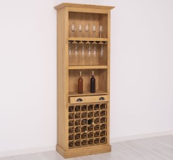 Mobila bar cu suport sticle de la Rustic Butique PS262 - Culoare_P002 - CERUIT