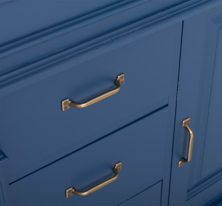 Dulap baie ornamental cu 3 sertare si 1 usa, din stejar, lavoar inclus in pret - Culoare_P113 - VOPSI de la Rustic Butique OUTOPS543 - Culoare_P113 - VOPSIT