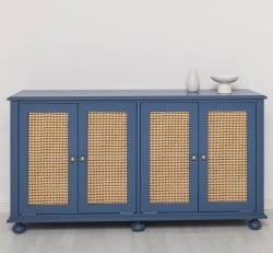 Consola cu 4 usi cu Ratan de la Studio Szel PS803 - Culoare_P113 - VOPSIT