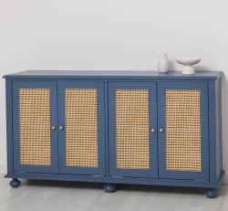 Consola cu 4 usi cu Ratan de la Studio Szel PS803 - Culoare_P113 - VOPSIT