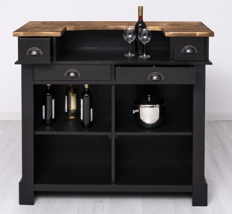 Bar mic 120cm de la Rustic Butique PS1003 - Culoare Top_P064 - Culoare Corp_P003 - DUBLU COLOR
