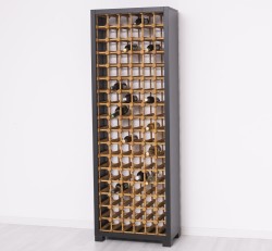Suport pentru 102 sticle de vin de la Rustic Butique PS736 - Culoare Ext._P003 / Culoare Int._P002 - DUBLU COLOR