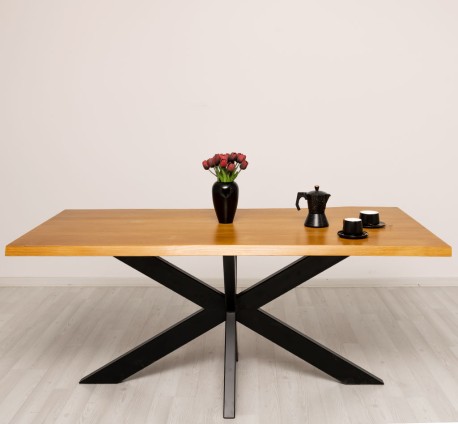 Blat de masa 180 cm de la Rustic Butique PS787 - Culoare_P082 - LACUIT & VOPSIT