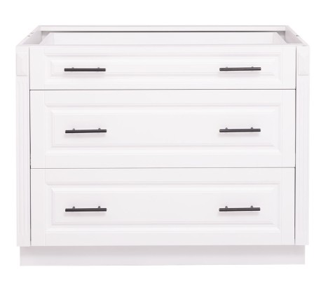 Corp inferior pentru bucatarie cu trei sertare pe sine cu inchidere automata de la Rustic Butique PS772 - Culoare_P004 - VOPSIT