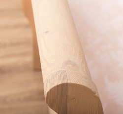 Pat tip printesa 90x200cm de la Rustic Butique PS61 - Culoare_P074 - PERIAT ADANC