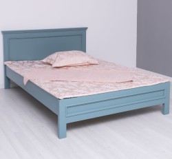 Pat cu tablie 160x200cm de la Rustic Butique PS541 - Culoare_P008 - VOPSIT