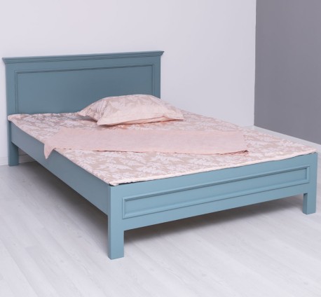 Pat cu tablie 160x200cm de la Rustic Butique PS541 - Culoare_P008 - VOPSIT